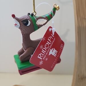 Rudolph Reindeer Ornament  NWT